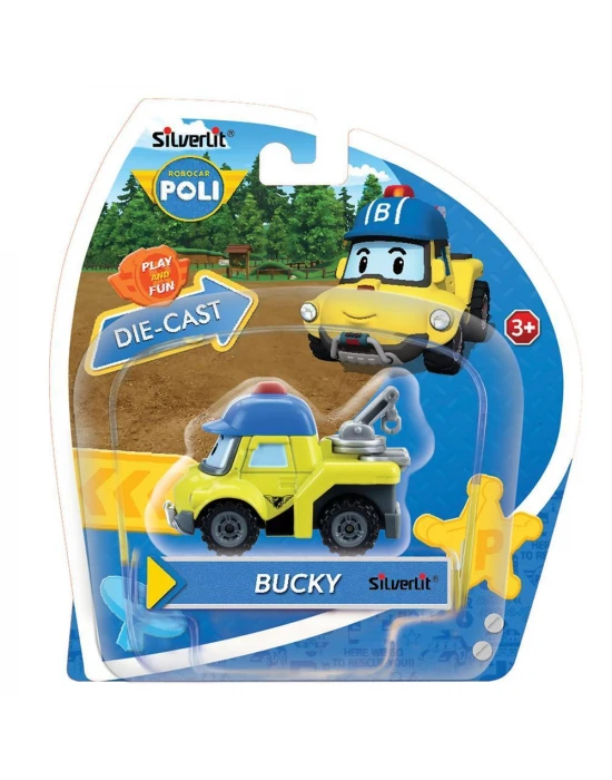Robocar Poli Metal Araç Karakter Figürler - Bucky