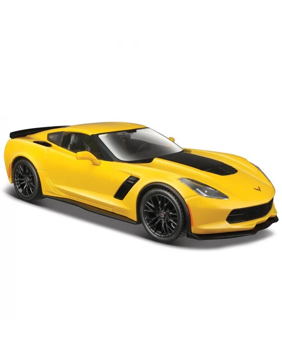 Maisto 1/24 2015 Model Corvette Z06 Sarı