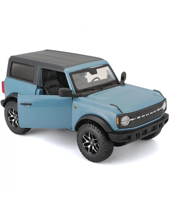 Maisto 1/24 2021 Model Ford Bronco Badlands Mavi