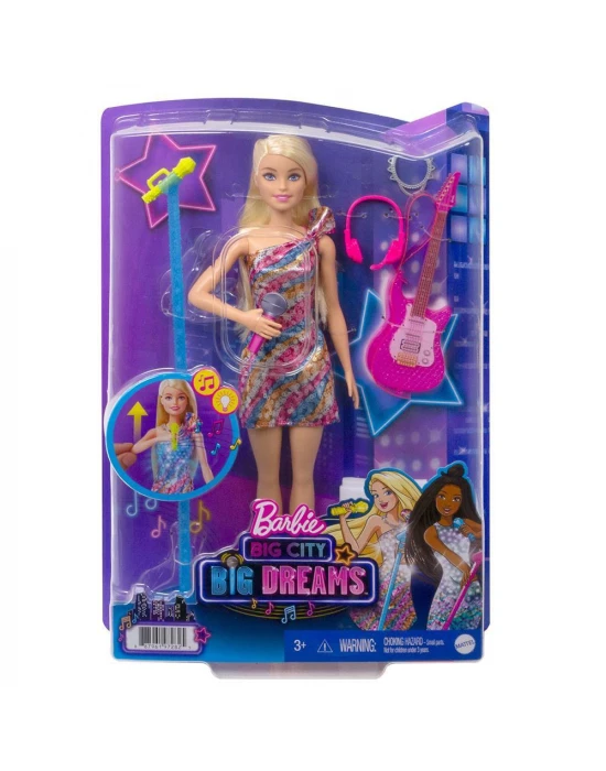 Barbie Malibu Şarkıcı Bebek - Büyük Şehir, Büyük Hayaller Serisi