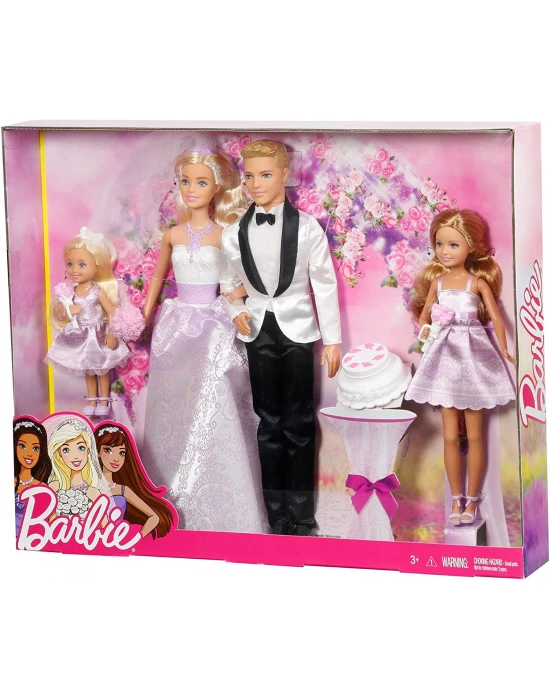Barbie ve Ken Evleniyor Oyun Seti DJR88