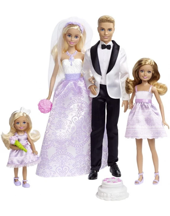 Barbie ve Ken Evleniyor Oyun Seti DJR88