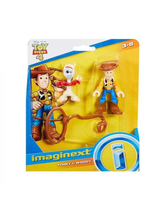 Imaginext Toy Story 4 İkili Figür Seti 8 cm - Forky ve Woody