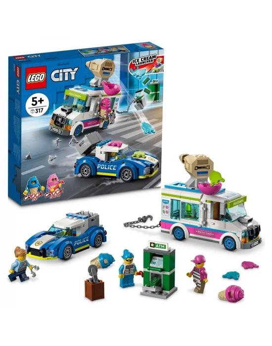 Lego City Dondurma Kamyonu Polis Takibi 60314