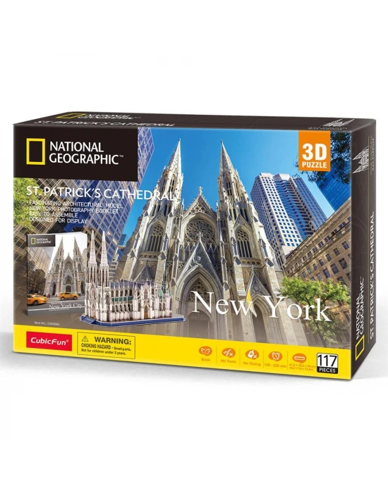 CubicFun National Geographic Saint Patrick Katedrali 3D Puzzle 11