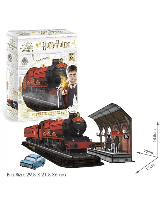 Harry Potter Hogwarts Ekspres Set 3D Puzzle 180 Parça