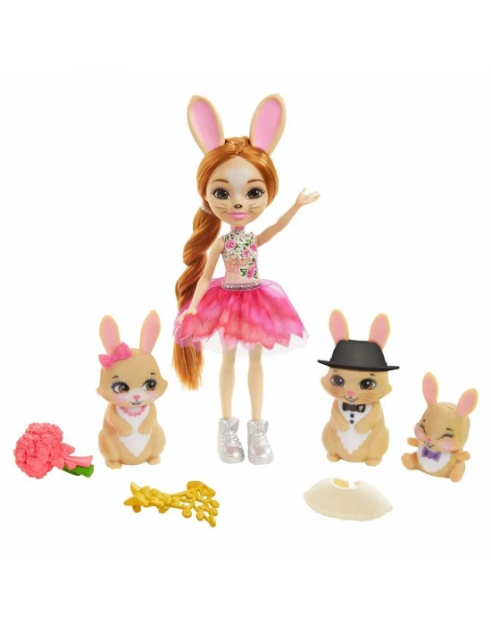 Enchantimals Aile Serileri - Tavşan Brystal Ailesi