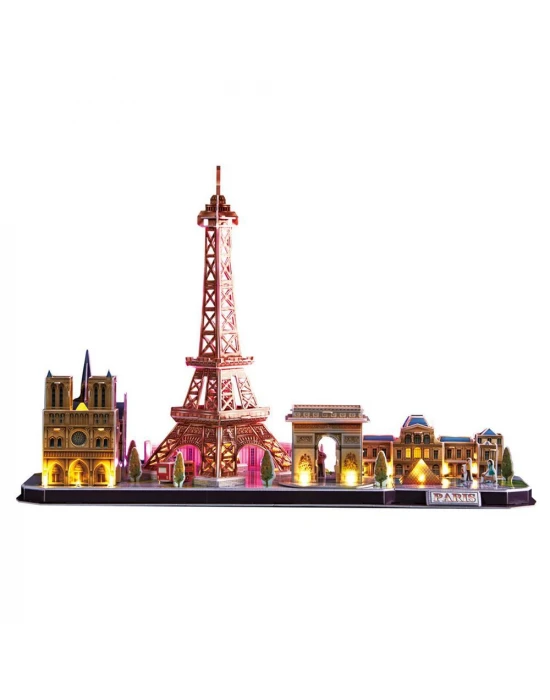 CubicFun Paris 3D Puzzle 115 Parça LED Işıklı