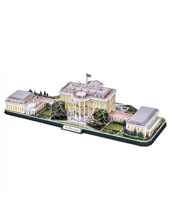 CubicFun Beyaz Saray 3D Puzzle 151 Parça LED Işıklı