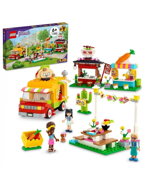 Lego Friends Sokak Lezzetleri Pazarı Yapım Seti 41701