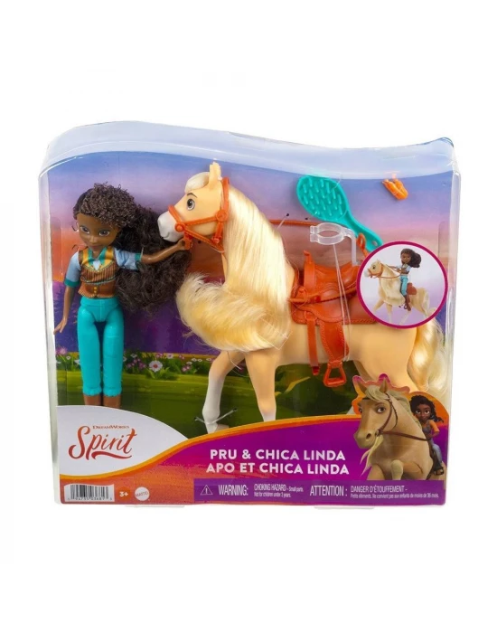 Spirit Prudence Granger Bebek ve Sevimli Atı Chica Linda Oyun Set