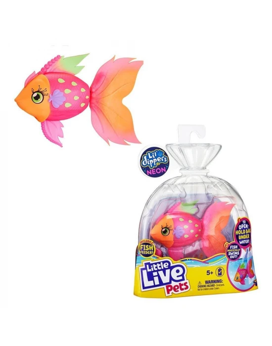 Little Live Pets Yüzen Balıklar Seri 3 Tekli Paket Pippy Pearl