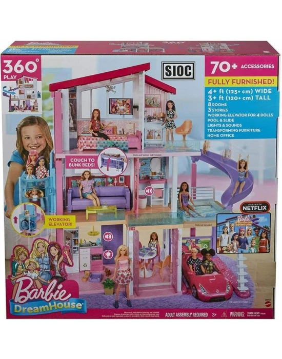 Barbie 3 Katlı Rüya Evi