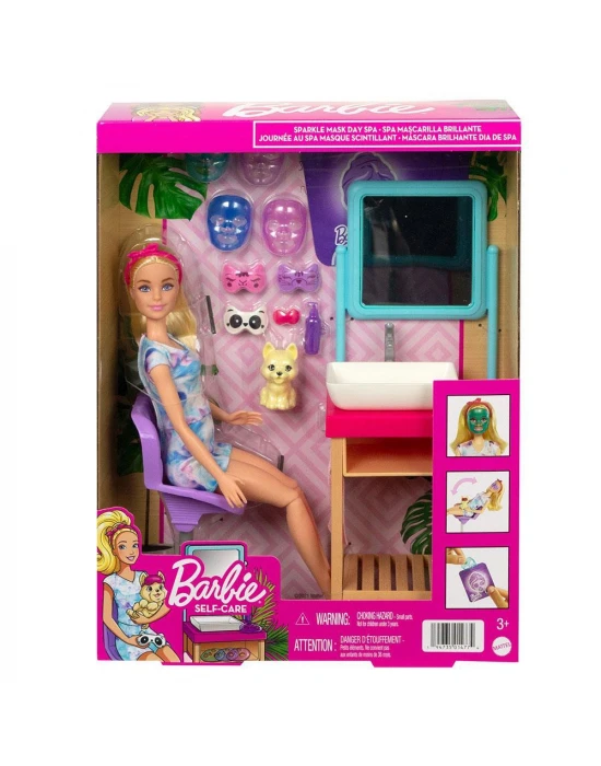 Barbie Welness Işıltı Dolu Spa Günü Oyun Seti