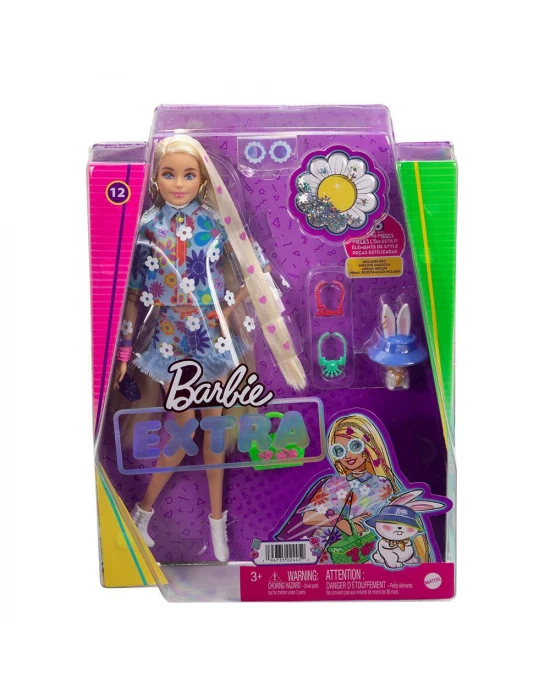 Barbie Extra Mavi Etekli Bebek