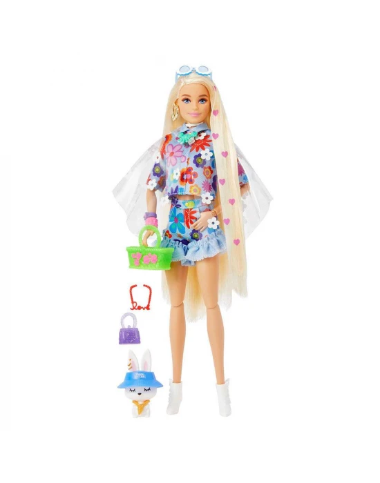 Barbie Extra Mavi Etekli Bebek