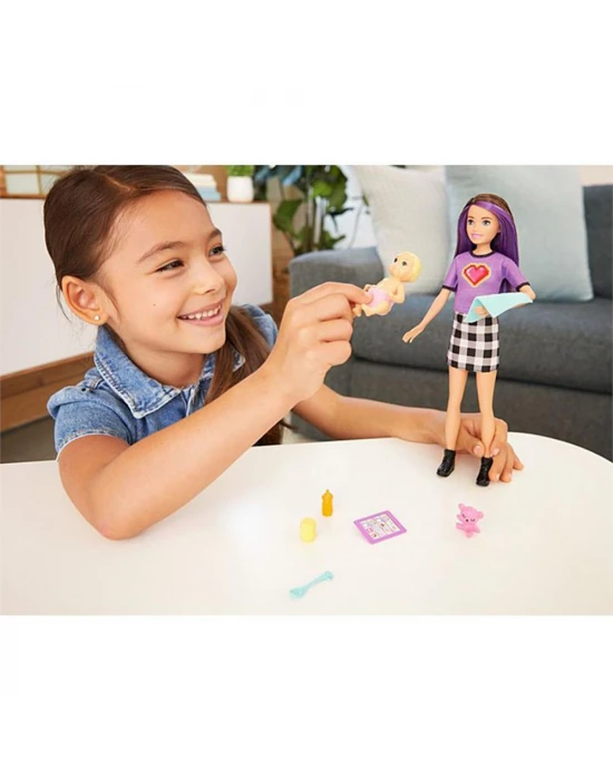 Barbie Bebek Bakıcısı Skipper Bebek Serisi GRP11