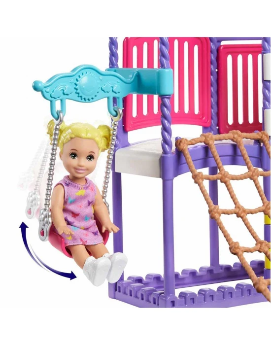 Barbie Bebek Bakıcısı Skipper Parkta Oyun Seti