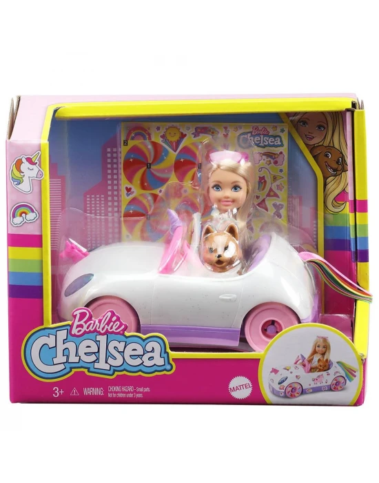 Barbie Chelsea Bebek ve Arabası