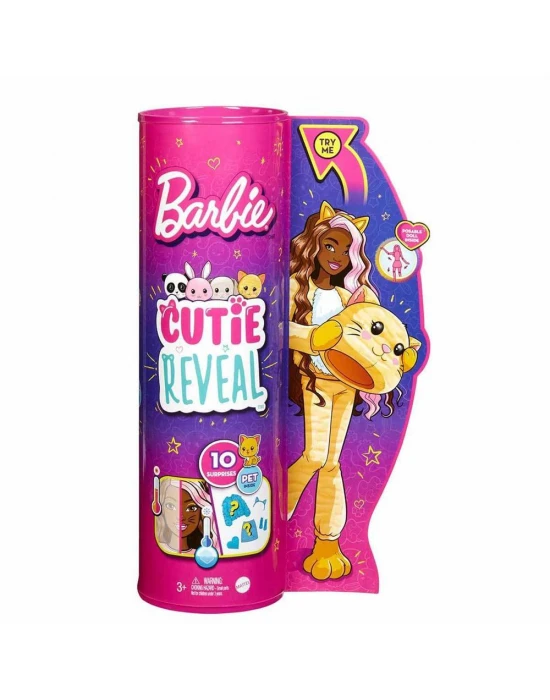 Barbie Cutie Reveal Bebekler - Kedi