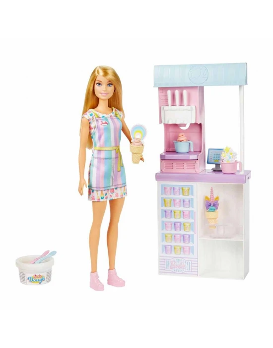 Barbie Dondurma Dükkanı Oyun Seti