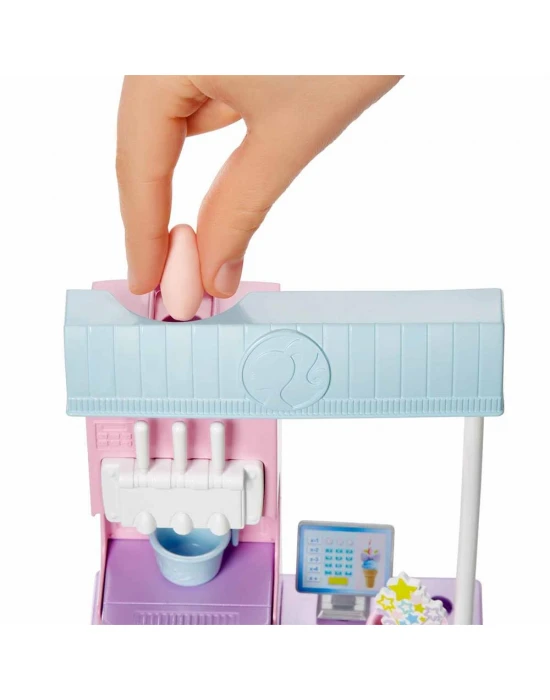 Barbie Dondurma Dükkanı Oyun Seti