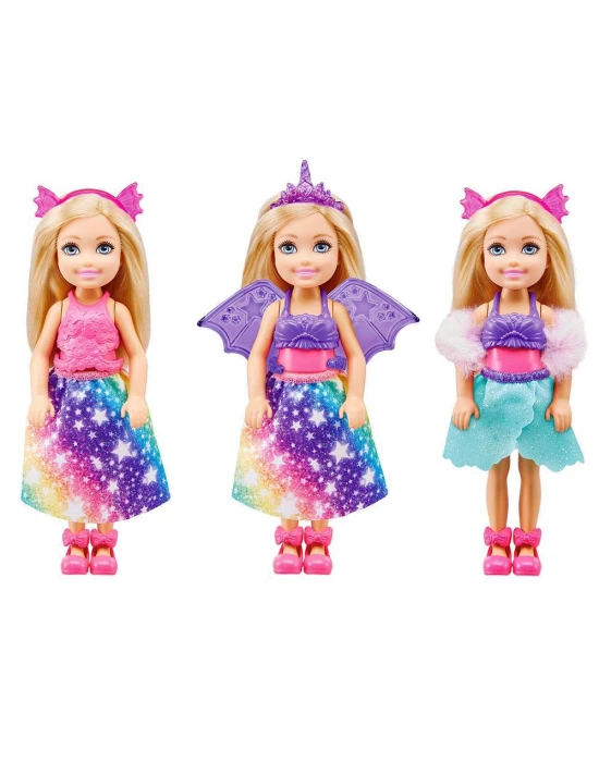 Barbie Dreamtopia Chelsea ve Kostümleri Oyun Seti