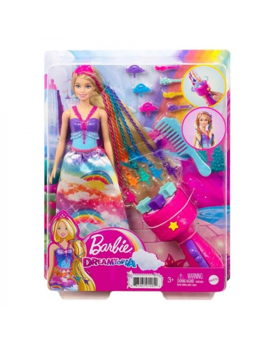 Barbie Dreamtopia Örgü Saçlı Prenses Bebeği