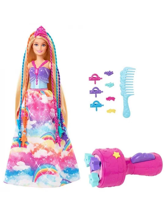 Barbie Dreamtopia Örgü Saçlı Prenses Bebeği
