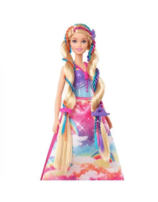 Barbie Dreamtopia Örgü Saçlı Prenses Bebeği