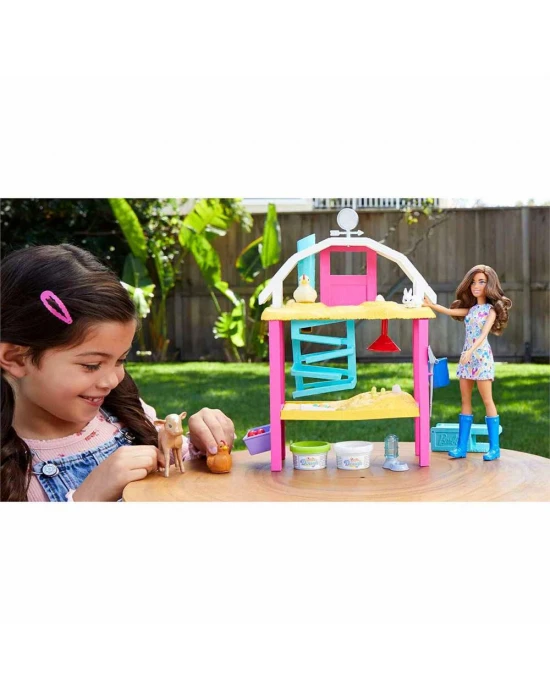 Barbie Eğlenceli Çiftlik Hayatı Oyun Seti