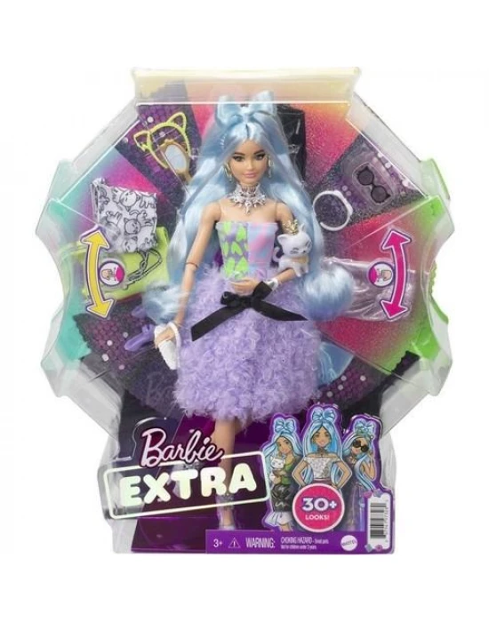 Barbie Extra Aksesuarlı Mavi Saçlı Model