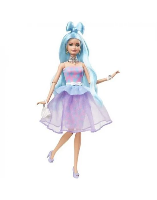 Barbie Extra Aksesuarlı Mavi Saçlı Model