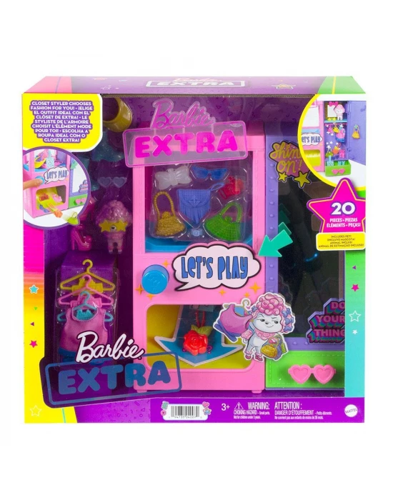 Barbie Extra Kıyafet Otomatı Oyun Seti