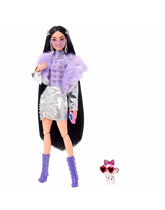 Barbie Extra - Mor Botlu Bebek