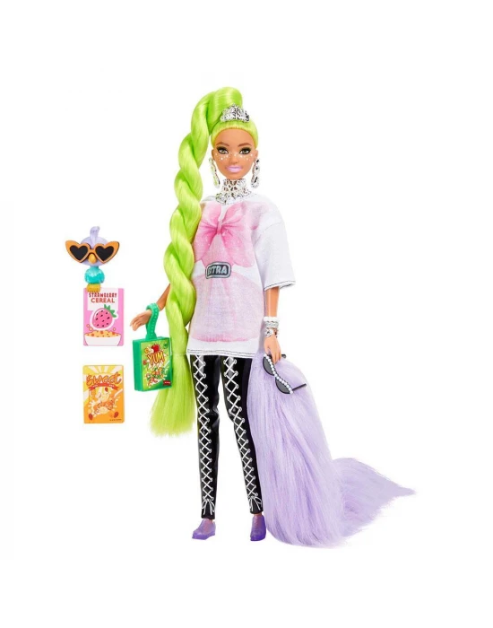 Barbie Extra Neon Saçlı Bebek HDJ44