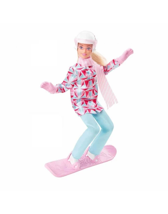 Barbie Snowboard Sporcusu Bebek