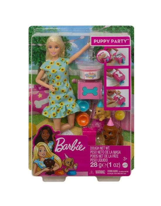 Barbie ve Köpek Partisi Oyun Seti