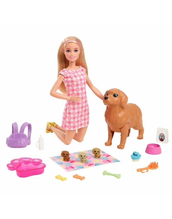 Barbie ve Yeni Doğan Köpekler Oyun Seti