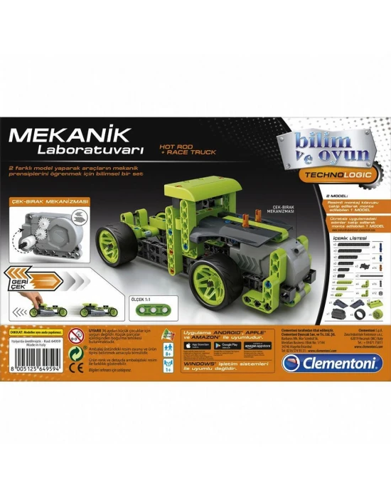 Clementoni Mekanik Laboratuvarı - Hot Rod ve Race Truck