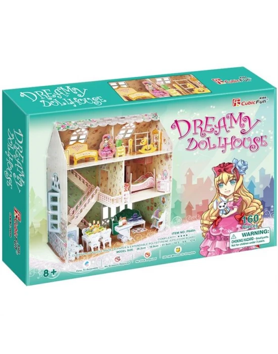 Cubic Fun 3D 160 Parça Puzzle Rüya Bebek Evi