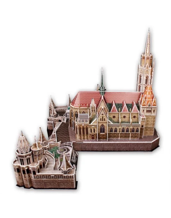 Cubic Fun 3D 176 Parça Puzzle Matthias Kilisesi - Macaristan
