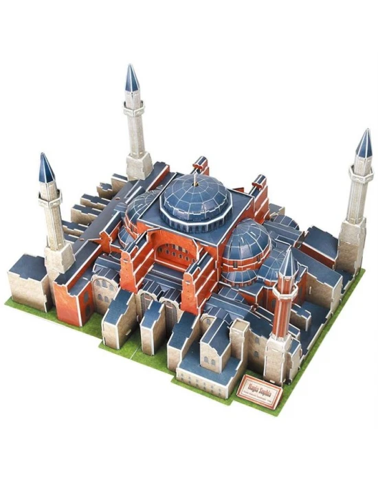 Cubic Fun 3D 225 Parça Puzzle Tarihi Ayasofya Camii