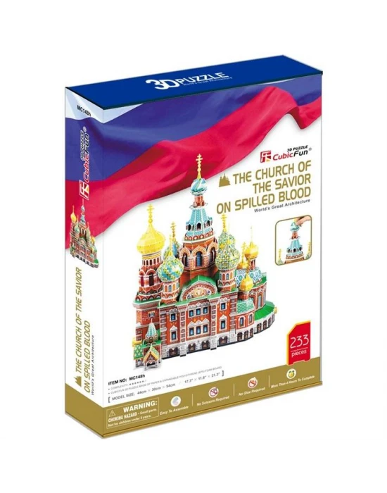 Cubic Fun 3D 233 Parça Puzzle Savior on Spilled Blood Kilisesi -