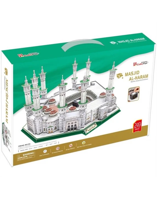 Cubic Fun 3D 249 Parça Puzzle Mescid-i Haram - Suudi Arabistan