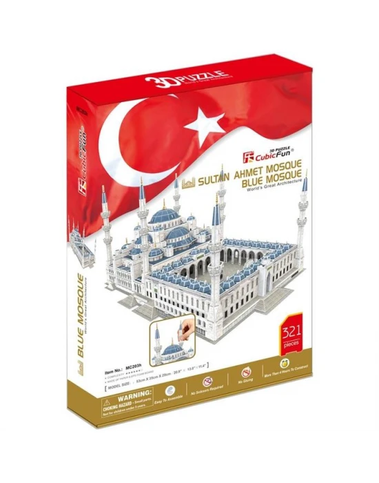 Cubic Fun 3D 321 Parça Puzzle Sultan Ahmet Camii