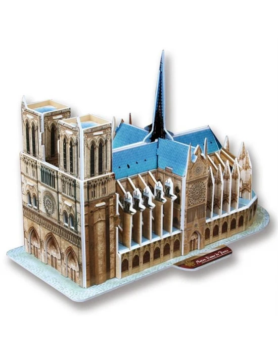 Cubic Fun 3D 40 Parça Puzzle Notre Dame Kilisesi - Fransa
