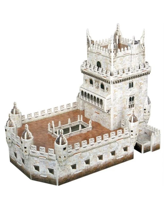 Cubic Fun 3D 46 Parça Puzzle Belem Kulesi - Portekiz