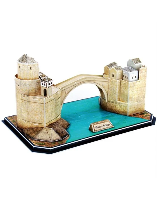Cubic Fun 3D 64 Parça Puzzle Mostar Köprüsü - Bosna Hersek