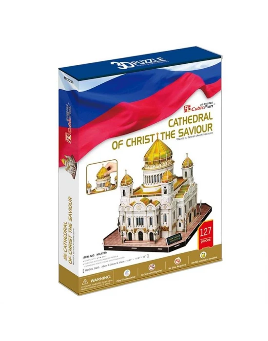 Cubic Fun 3D Puzzle 127 Parça Christ the Saviour Katedrali - Rusy